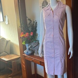 NWT northern reflections size small Pink Sleeveless Button-Up Dress